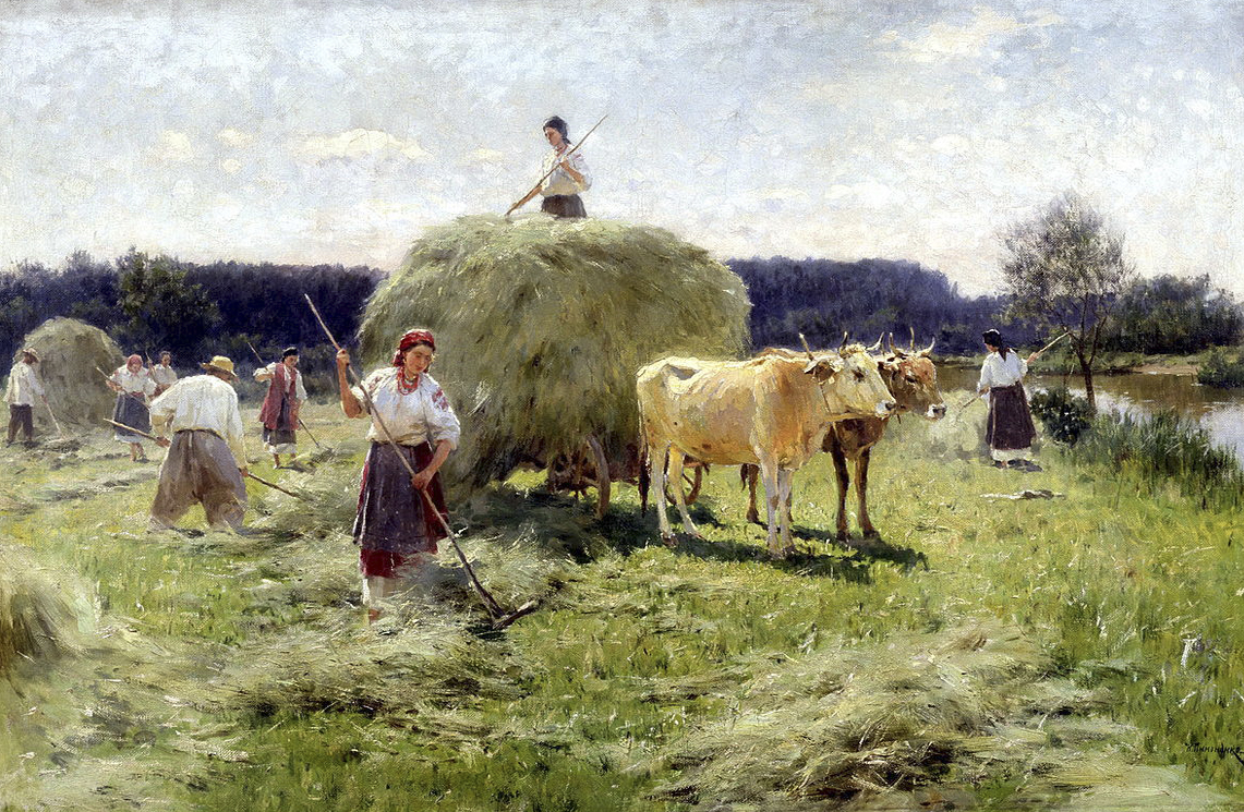 «Сінокіс», репродукція картини М. Пимоненка, 1907