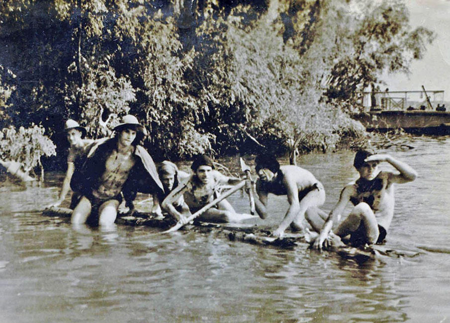 На зйомках фільму «Хохма на Амазонці». Фото з архіву Е. Чубарова
