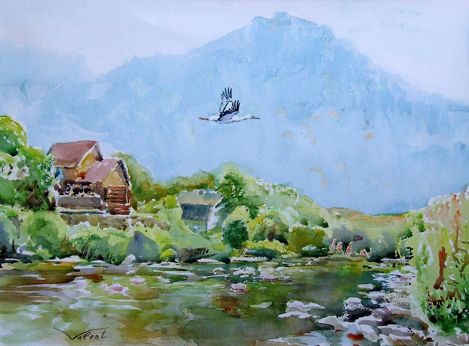 «Будинок біля річки» // https://donshu.at.ua/index/nazarenko_valentin_olegovich/0-184