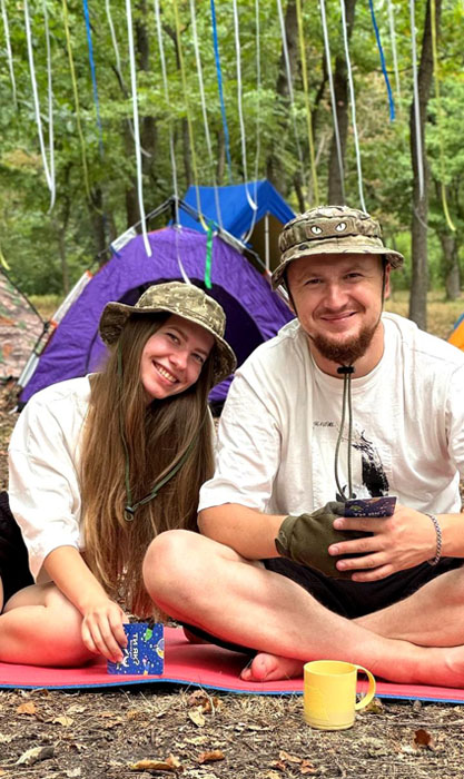 «Велике щастя – кохана людина поруч». На відпочинку. Самарівський р-н, 2024