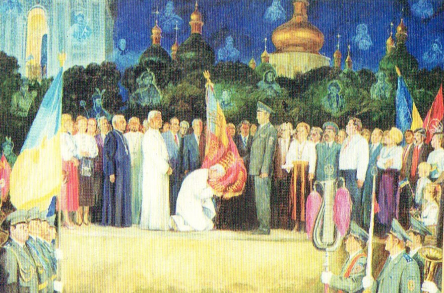 Картина Д. Грибка «Віче». 1994 р. Картина Д. Грибка «Віче». 1994 р.