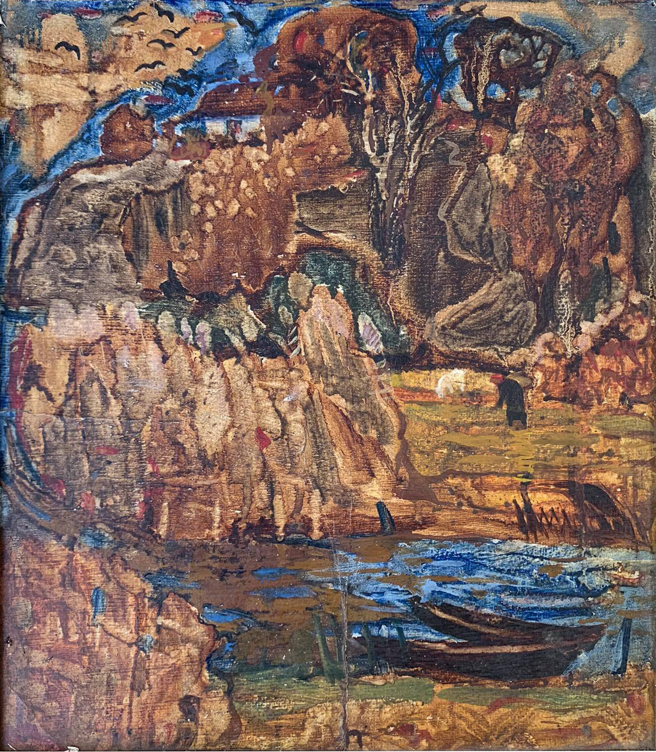 Євген Деркач (1940-2021 рр.) Осінь. 1970. картон/олія / https://www.facebook.com/photo/?fbid=1887769398066677&set=pcb.1887771704733113 Євген Деркач (1940-2021 рр.) Осінь. 1970. картон/олія / https://www.facebook.com/photo/?fbid=1887769398066677&set=pcb.1887771704733113