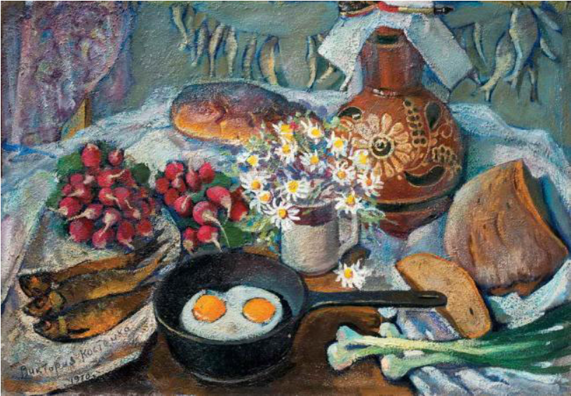 Натюрморт з яєчнею, 1970 / https://esu.com.ua/article-3944