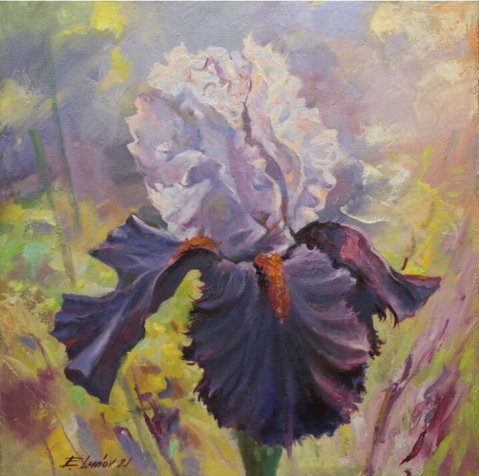 Євген Луньов. НАТЮРМОРТ ІРИС // https://www.artmajeur.com/luniov-j/ru/proizvedenia-iskusstva/15357502/naturmort-iris