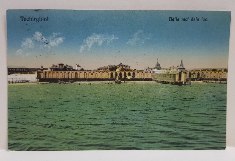 Курорт Техіргіол // https://www.anticariat-unu.ro/techirghiol-baile-reci-de-la-lac-carte-postala-ilustrata-policroma-circulata-datata-1930-p228882