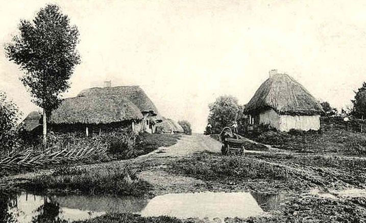 Малоросійське село. Фото Світличного. 1880-ті роки. Фото:  . https://zidanio.livejournal.com/21882.html