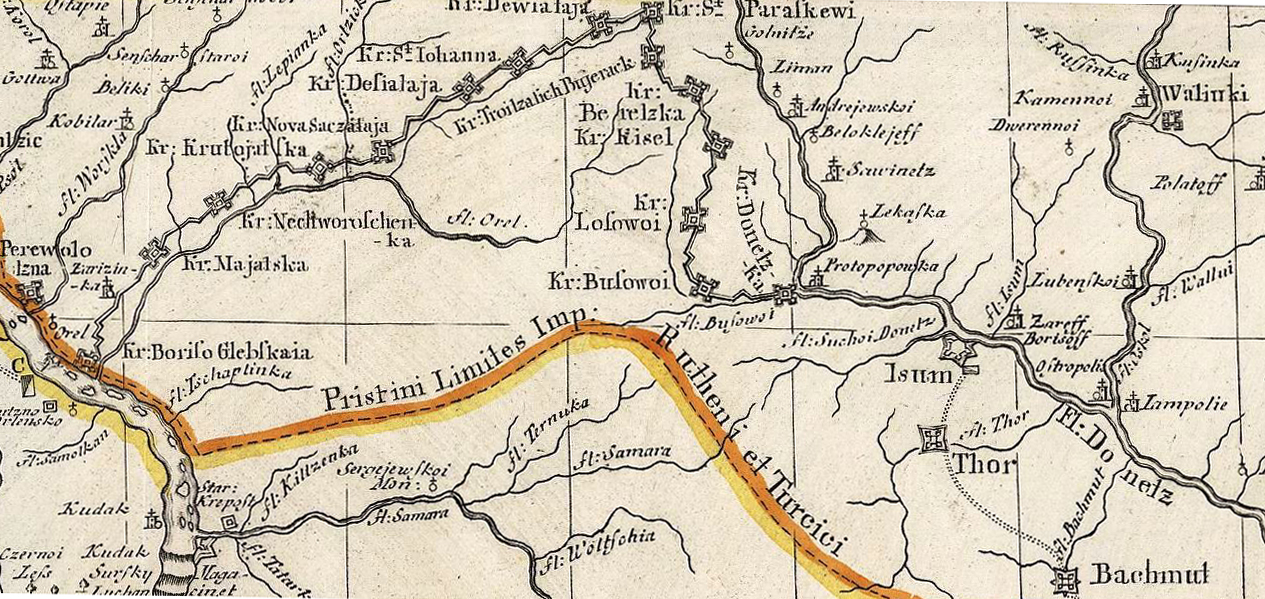 Українська лінія. 1737 р. // https://uk.wikipedia.org/wiki/%D0%A3%D0%BA%D1%80%D0%B0%D1%97%D0%BD%D1%81%D1%8C%D0%BA%D0%B0_%D0%BB%D1%96%D0%BD%D1%96%D1%8F#/media/%D0% A4%D0%B0%D0%B9%D0%BB:Ukrainskaya_liniya.1737.jpg