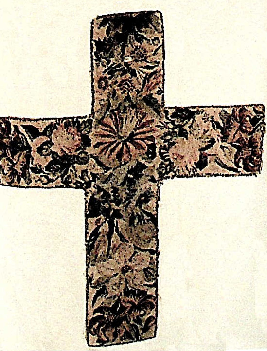Хрест з кафедрального Преображенського собору м. Катеринослава. Фото з книги «Скарби історичного музею імені Д.І. Яворницького»