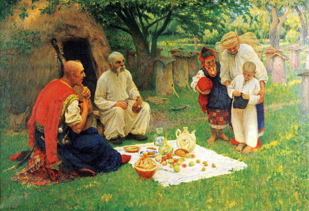 Красицький Ф.С. Гість_із_Запоріжжя, 1916. Фото: https://uk.wikipedia.org/wiki/%D0%A4_1916.JPG