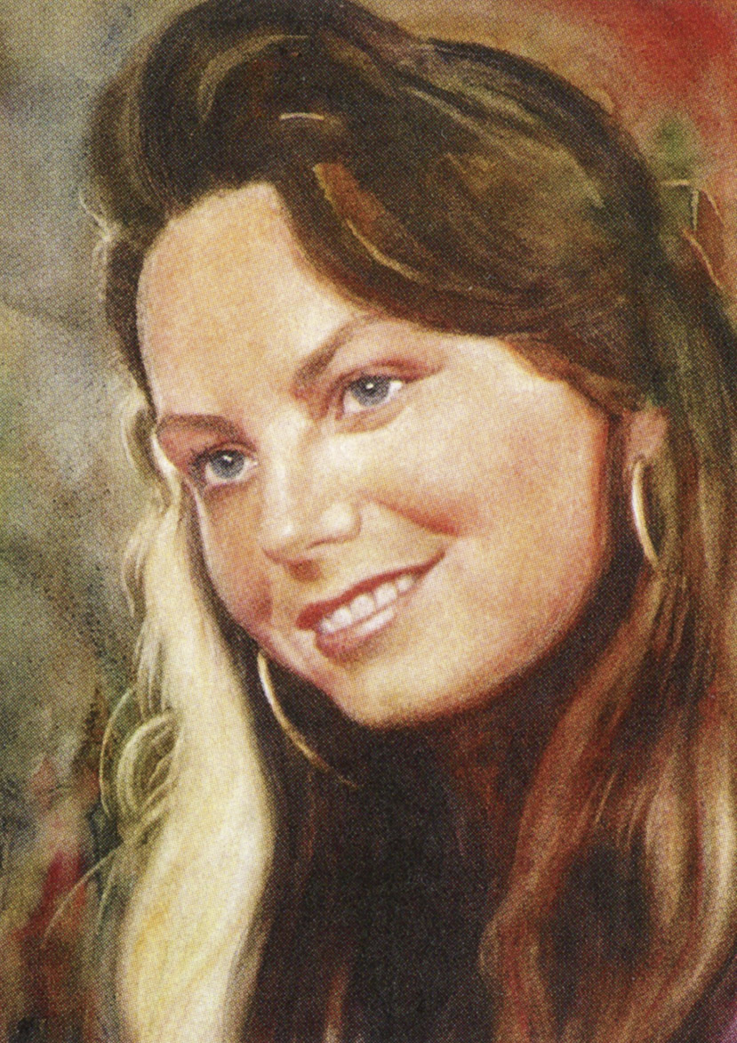 «Портрет Вікторії», 1997. З кн.: Левенець С. «Володимир Положій»