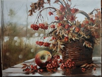 Моісеєнко Олена. Осінь прийшла //  https://joseartgallery.com/uk/artwork/painting-still-life-osen-prisla